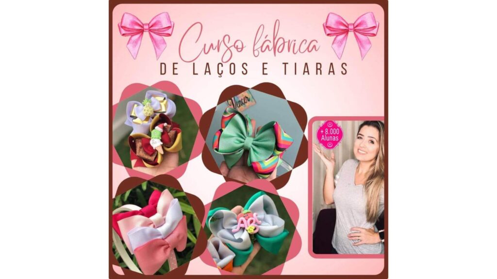 Curso Fábrica de Laços e Tiaras