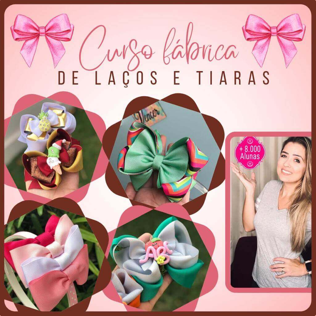 fábrica de laços e tiaras